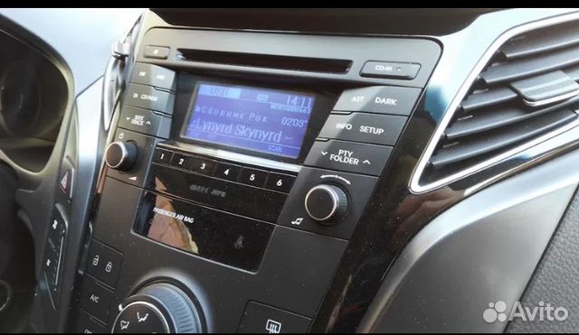 I40 как снять магнитолу Автомагнитола оригинальная для Hyundai i40, идеал купить в Семилуках Авито
