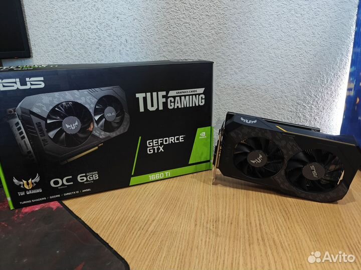 Видеокарта gtx 1660 super, ti Msi, Asus
