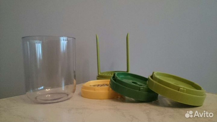 Терка спиралайзер с контейнером и насадками