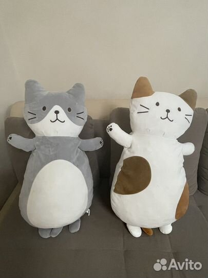 Большая мягкая игрушка кот 75см, подушка-обнимашка