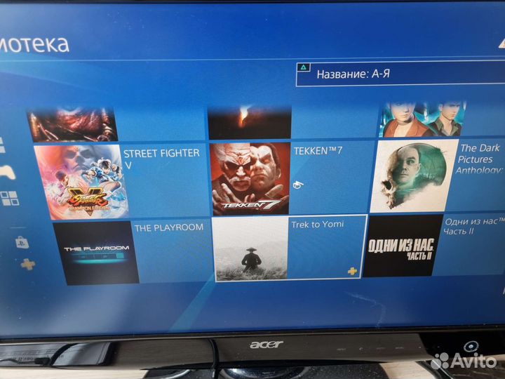 Ps4 Slim 1 tb + игры, два джойстика