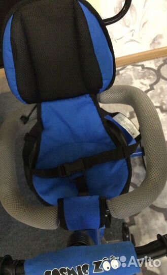 Детский велосипед трехколесный с ручкой