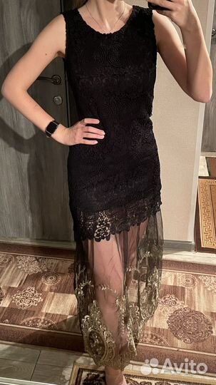 Платье вечернее кружевное