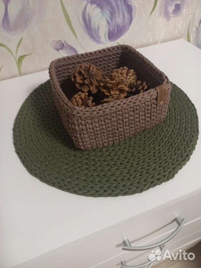 Салфетки сервировочные вязаные