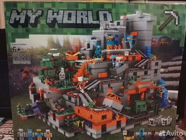 Конструктор My world Minecraft горная пещера