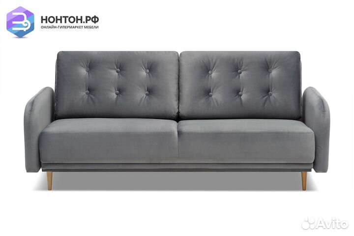 Диван книжка Париж темно-серый