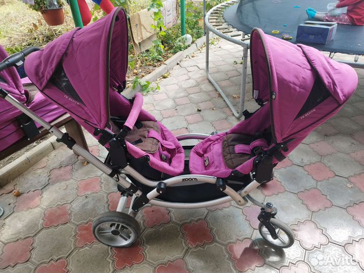 Коляска для двойни