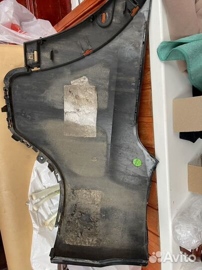 Задний бампер e70 х5 накладки боковые