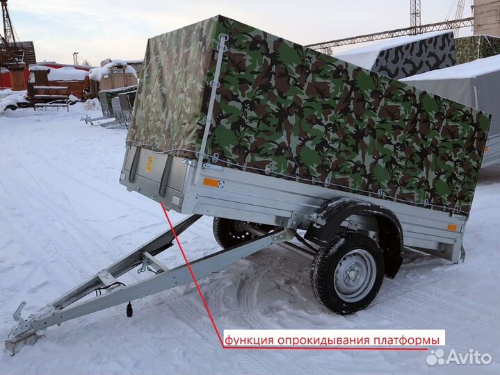 Прицеп легковой сст 2,5х1,3 с тентом