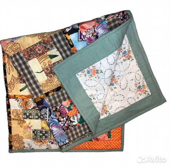 Детский лоскутный плед