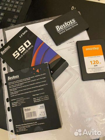 Ssd с Виндовс 10 на 120 240 500 Гб гарантия 2 года