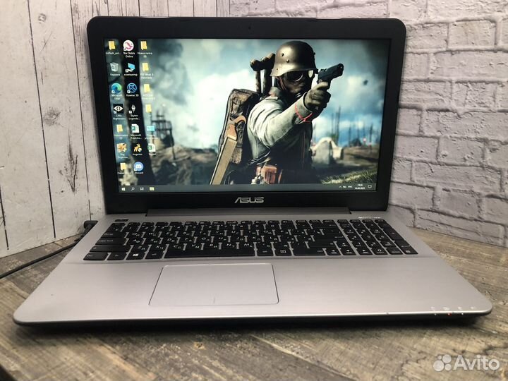 Игровой ноутбук Asus A10/8gb/1000gb/2 видеокарты