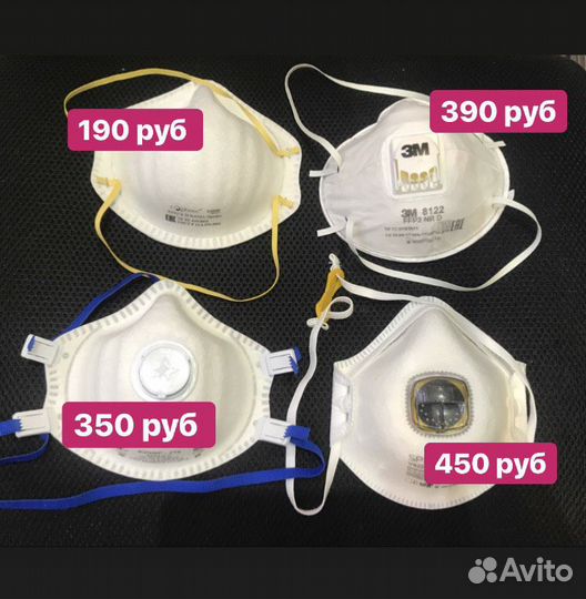 Респиратор степень защиты FFP1 FFP2 FFP3