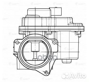 Клапан EGR (рециркуляции выхл. газов) lveg 1854