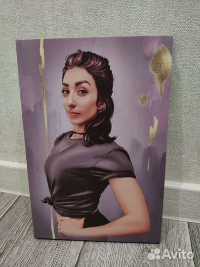 Арт портрет по фото/ печать на холсте/дрим арт