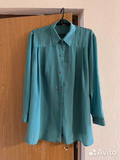 Шелковая рубашка 58 размер