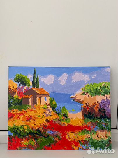 Крашу картины по номерам