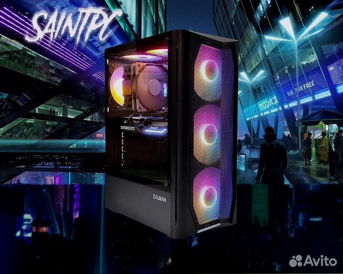 Игровой пк на видеокарте RX и i7