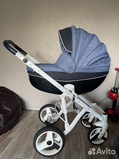 Коляска adamex Monte carbon 3в1