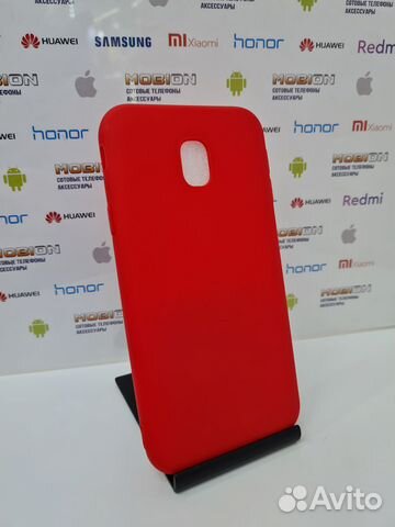 Чехол для Samsung Galaxy J3 (2017) красный