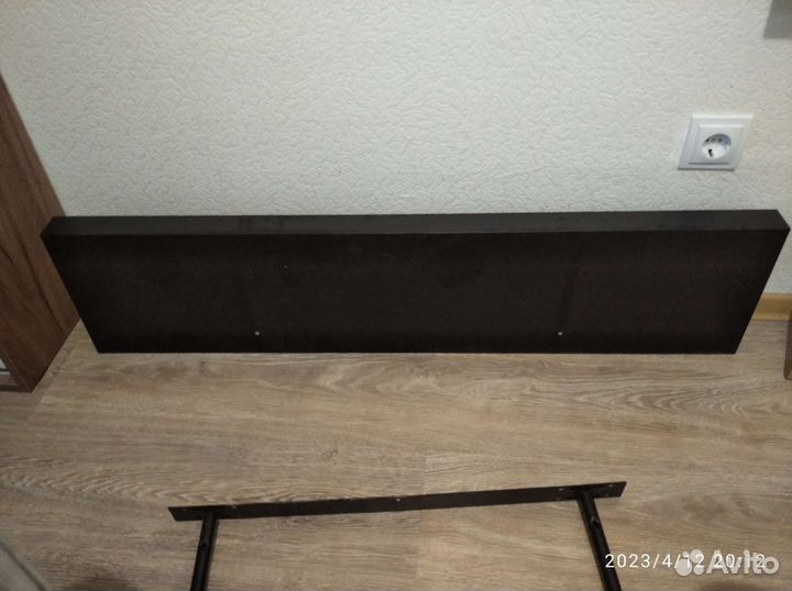 Полка настенная IKEA чёрная