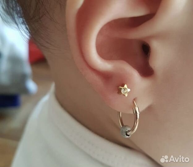 Прокол ушей пирсинг