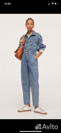 Комбинезон джинсовый mango S