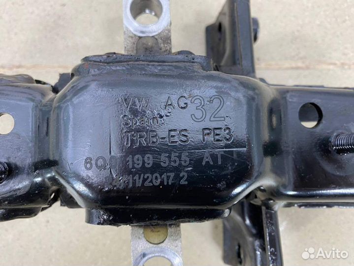 Опора кпп левая Skoda Rapid 2013-2020 6Q0199555AT