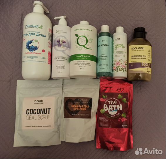 Крема, гели, скрабы и другое для тела цены от