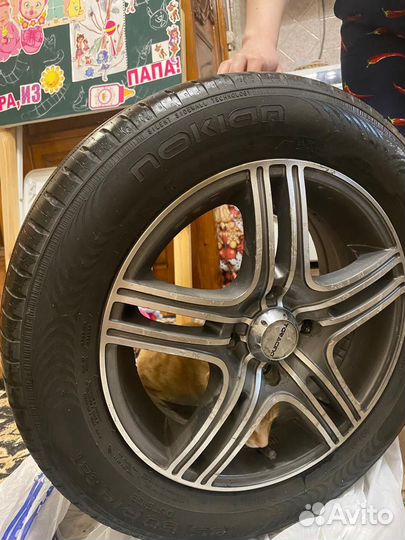 Комплект летней резины nokian на дисках 14R