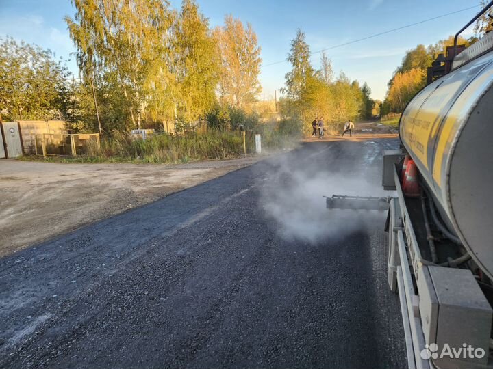 Асфальтирование дорог укладка асфальта