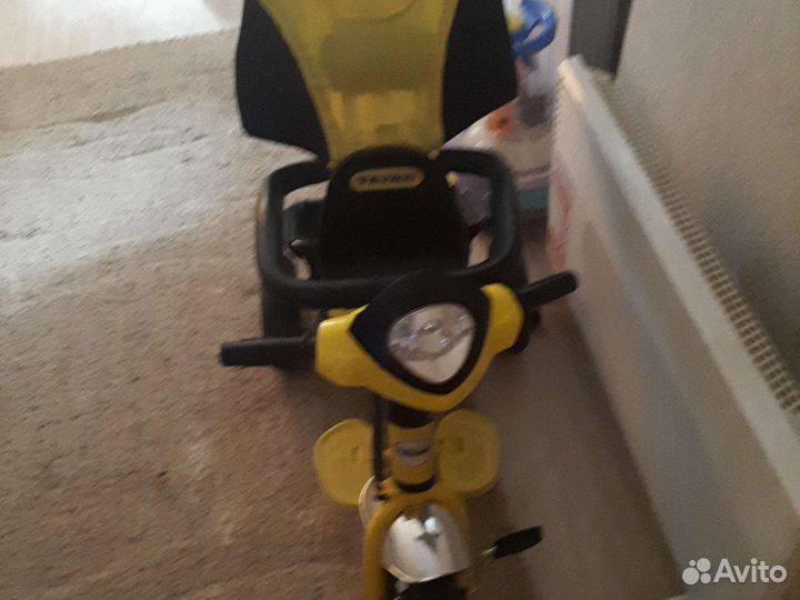 Детский велосипед с родительской ручкой