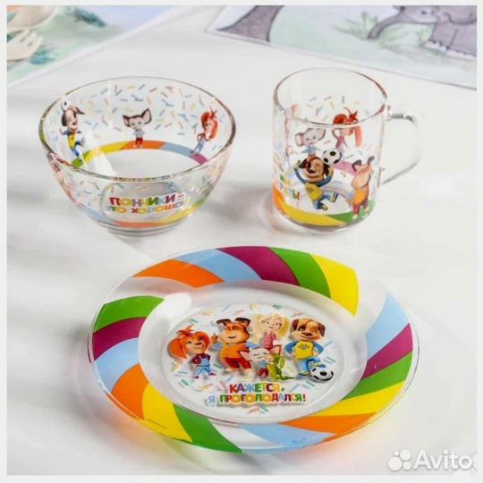 Новый набор детской посуды