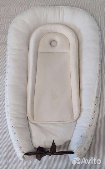 Кокон гнездышко для новорожденных с матрасиком