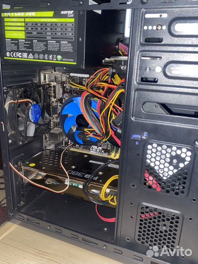 Продам пк игровой i3-4150 380RX R3.50 GHz 16,0 гб