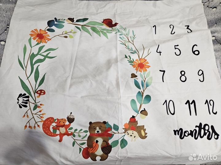 Плед для фотосессии новорожденных