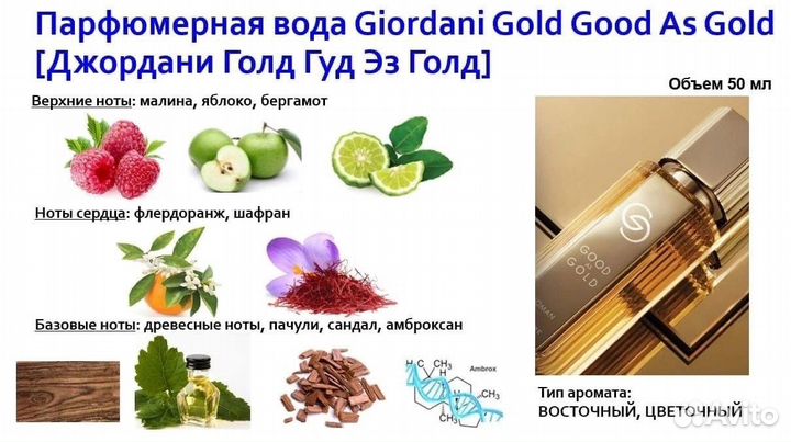 Парфюмерная вода Giordani Gold Good as Gold