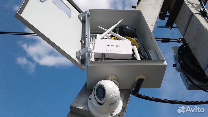 Видеонаблюдение на стройку