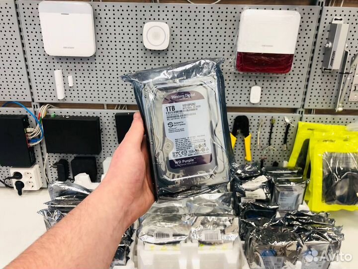 Жесткий диск для видеонаблюдения WD Purple 1000Gb