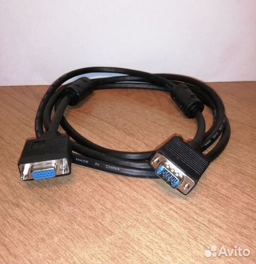 Кабель vga удлинитель 2 метра