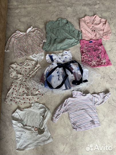 Пакет вещей на девочку 80-92