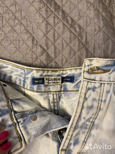 Шорты джинсовые pull&bear