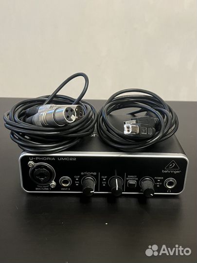 Микрофон Behringer B1 + карта Behringer umc22