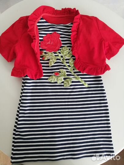 Платье Маленькая Леди и жакет 122