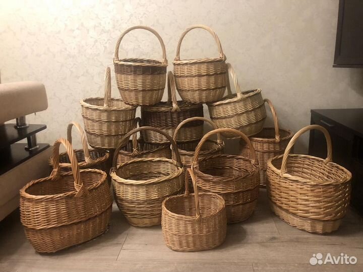 Корзины плетеные из лозы
