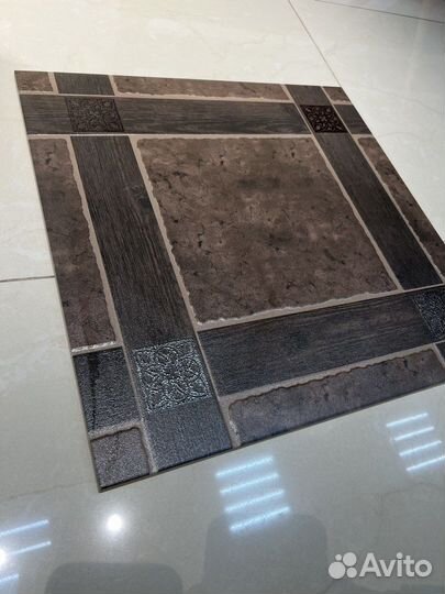 Керамогранит 50x50 Шато 4 коричневый