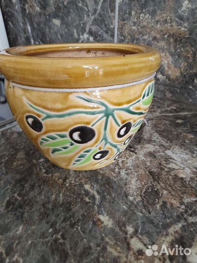 Горшок керамический для цветов