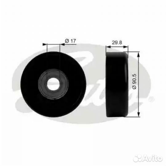 Gates T38001 Ролик обводной приводного ремня