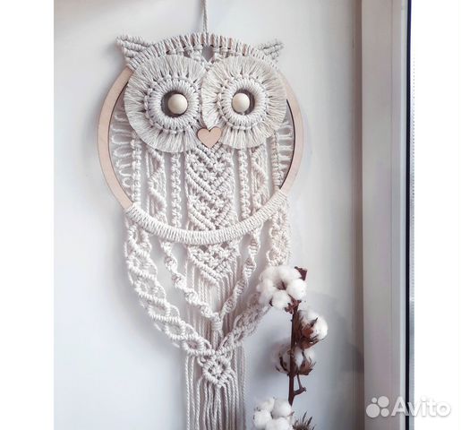 Ловец снов Интерьерное панно макраме