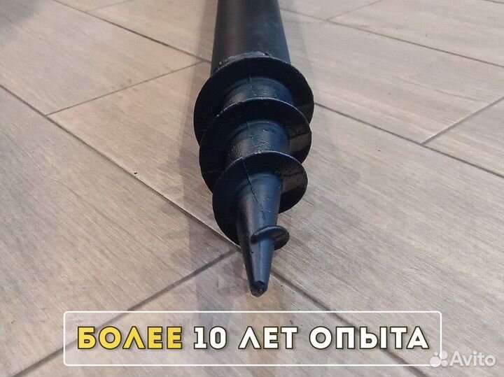 Винтовые сваи для забора, теплиц, беседки